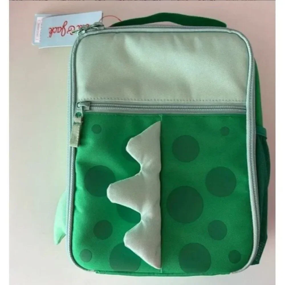 Cat & Jack Green Dinosaur Lunch‎ Box New With Tags